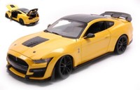 Maisto 1/18 Ford Mustang Shelby GT500 2020 Gelb Statisches Modell Diecast