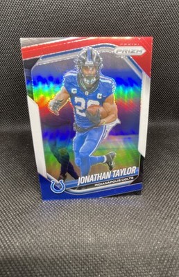2025 Panini Prizm - Jonathan Taylor #108 Red White & Blue Prizm