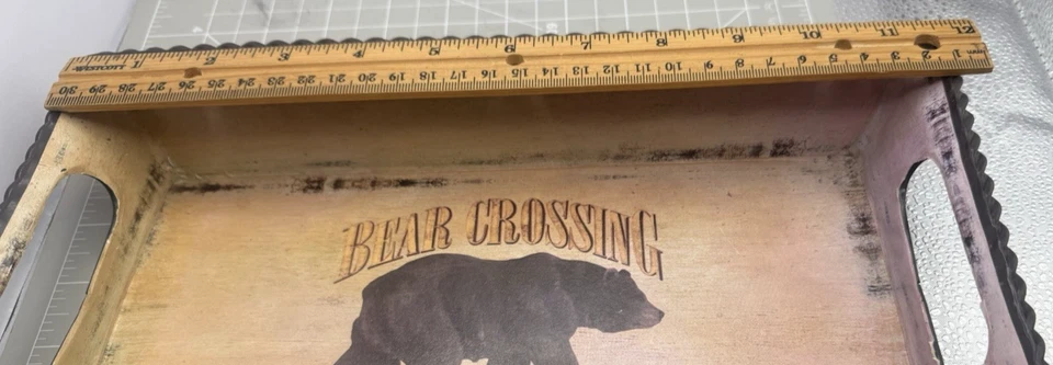 Bear Crossing Bed & Breakfast Decorative Rectangle Serving Tray - Image 4 of 4