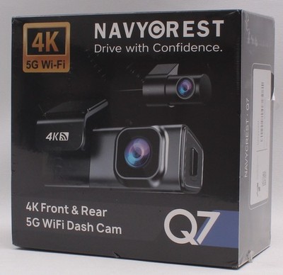 NavyCrest 4K 5G Wi-Fi Front & Rear Dash Cam - Sealed (N)