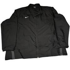 Nike Dri-FIT 3XL Black Full Zip Athletic Jacket Men's Training Gym Track