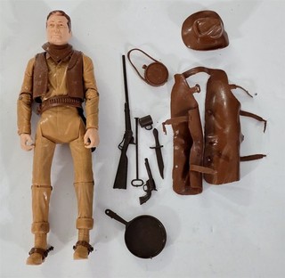 X 607 VINTAGE 1960'S MARX BEST OF THE WEST JOHNNY WEST ACTION FIGURE