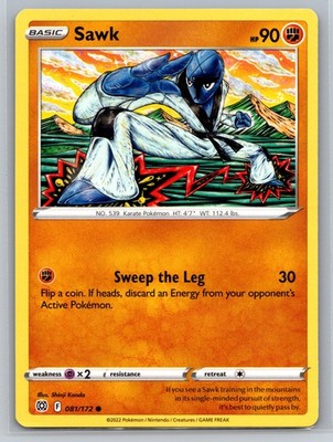 Sawk 081/172 Brilliant Stars Fighting-Type Basic Sweep the Leg