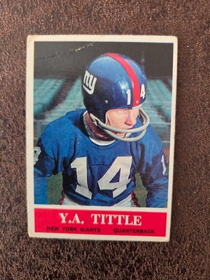 1964 Philadelphia Football Y.A. Tittle #124 - New York Giants