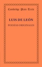 Poesias originales by Luis de Leon (Spanish) Paperback Book