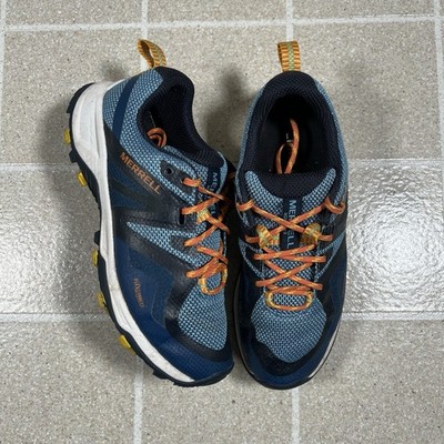 Merrell MQM Flex Connect Hiking Train Sneakers Mens 8.5 Blue Orange J036313