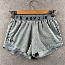 Under Armour Shorts Women’s XS Gray Loose Fit Heatgear Athletic Performance Gym