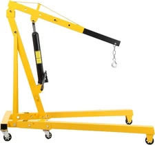 Engine Hoist Stand, Heavy Duty Folding Cherry Picker Engine Shop Crane Lever