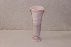 Vintage Pink Milk Glass Raspberry & Berry Fluted Vase