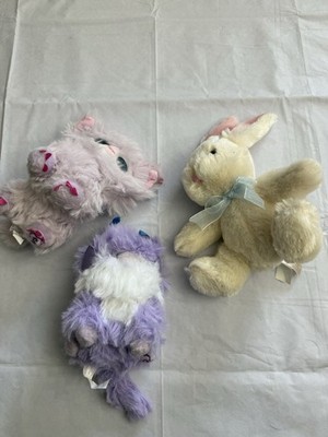 Plush Stuffed Animal Lot 3 Dan Dee Bunny Scruff A Luvs Bear Easter Soft Toys