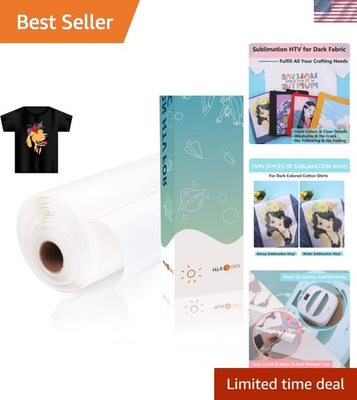 #ad #ad Sublimation Vinyl for Dark Light Fabric 12quot; X 20FT Sublimation HTV Matte ... $55.18