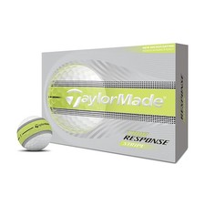 24 PACK- TaylorMade Tour Response Stripe Golf Balls, color Yellow- FREE SHIPPING