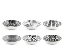 H&H Set 6 ciotoline Mirage con decori assortiti cm. 14