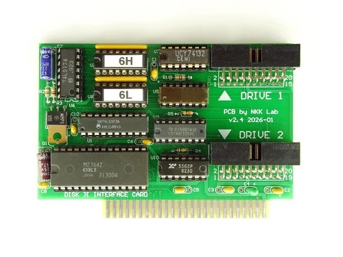 Floppy Disk Controller (Disk II Interface card) for Apple II and compatibles