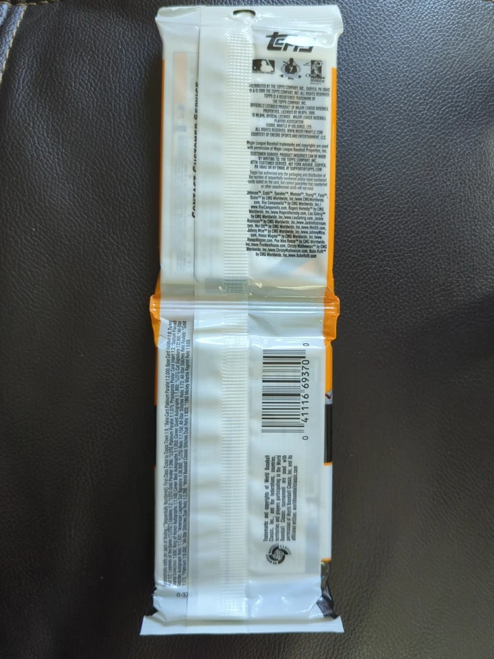 2009 Topps Baseball Updates & Highlights Jumbo Pack 36-Card AUTO/RELIC HOT PACK! - Image 2 of 2