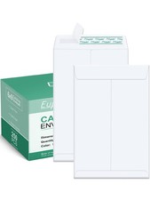 Eupako 6x9 White Self-Seal Catalog Envelopes 250 Pack for Mailing & Organizing