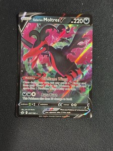 1X - Galarian Moltres V - 097/198 - Pokemon Chilling Reign SWSH - Rare - NM