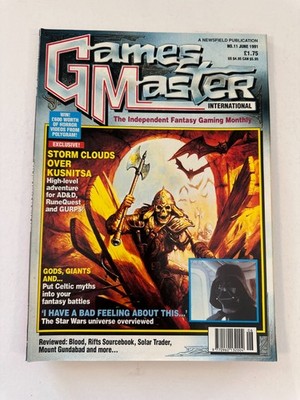 Games Master International Magazine Issue 11 JUNE 1991 Star Wars AD&D
