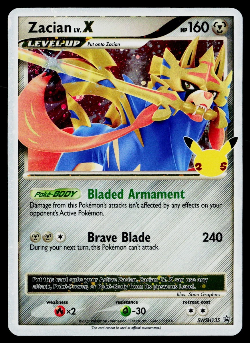 Zacian Lv. X Pokémon TCG Cards for sale | eBay