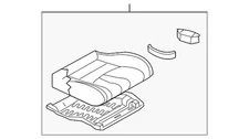 Genuine Nissan Seat Cushion 87300-1TG1C