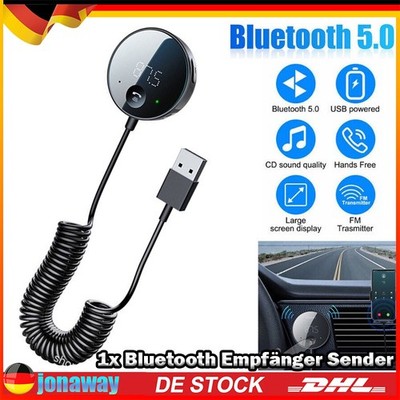 USB Bluetooth 5.0 Wireless Car FM Transmitter Aux Stereo Audio Adapter S-23 5V