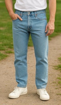 Levi's Jeans 501 Original Stretch Straight Hose 005013368 Baumwolle blau 40 / 32