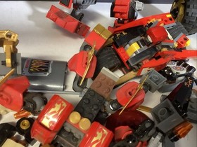 LEGO NINJAGO Samurai Mech 9448, Jet 9442, Cole&rsquo;s Tread Assault 9444 Not Complete