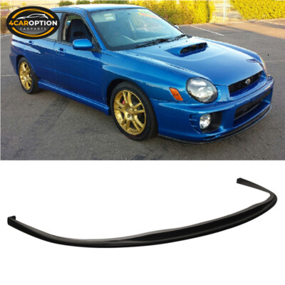 Fits 02-03 Subaru Impreza WRX RS Sedan 4Dr Front Bumper Lip Spoiler DP Style PU | UK