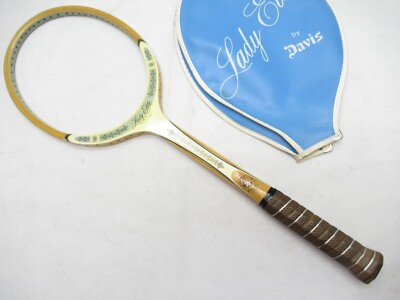 【超希少】TAD DAVIS レディエリート 木製テニスラケット カバー付 NOS* VINTAGE TAD DAVIS / VICTOR 