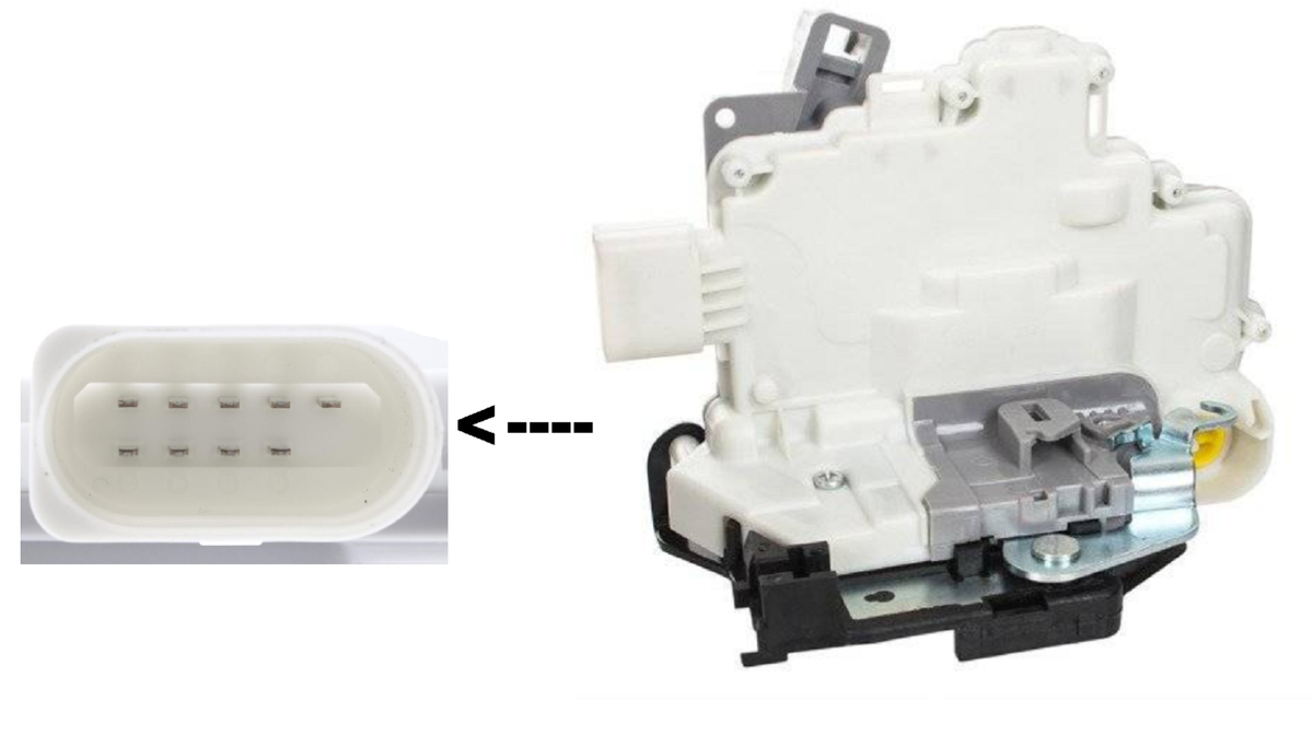 SERRATURA CILINDRETTO PORTA ANTERIORE SINISTRA PER SEAT LEON I TOLEDO II AROSA - Foto 4