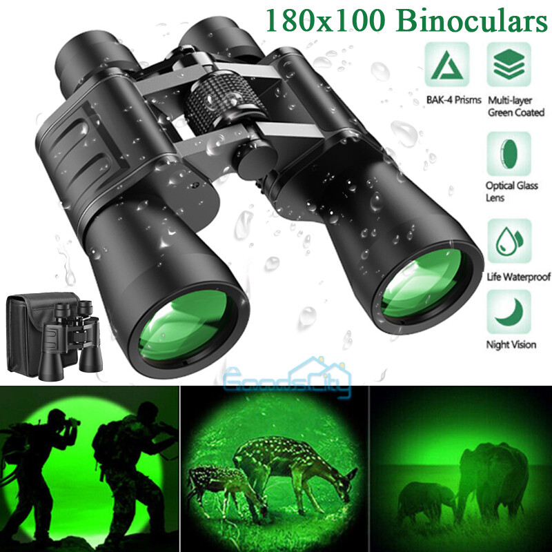 2024 NEW Military Army 180x100 Day Night Binoculars Goggles