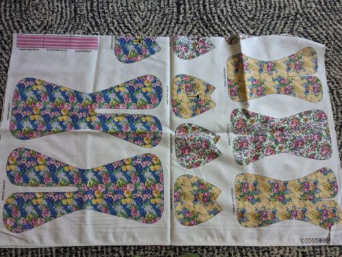 Vintage Daisy Kingdom Parlor Cats Cut and Sew Floral Chintz Coastal Kittens - Picture 4 of 4