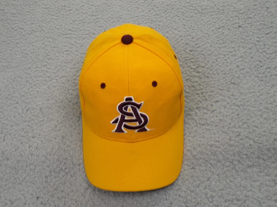 Arizona State Sun Devils Hat Cap Mens Youth 6 3/4 Yellow Zephyr ASU NCAA Wool - Image 4 of 4