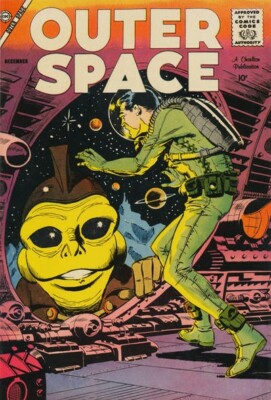 OUTER SPACE FULL RUN ON DVD ROM SILVER AGE CHARLTON COMICS 1958-1959 STEVE DITKO