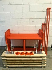 SCAFFOLD TOWER 4' X 4'   DIY   22'6ft WORKING HEIGHT, PPC SAFETY ORANGE TOWERS