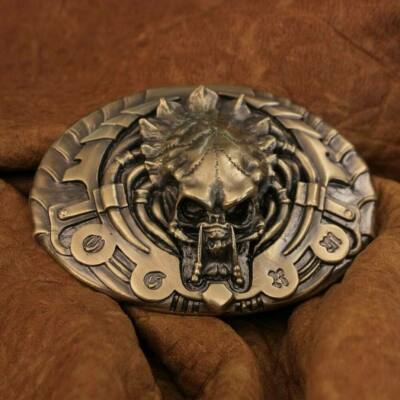 Good Details Handmade Brass AVP Predator Mens Biker Punk Belt Buckle TA302A