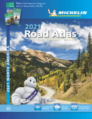 Michelin North America Road Atlas 2021: USA CANADA MEXICO (Michelin - VERY GOOD
