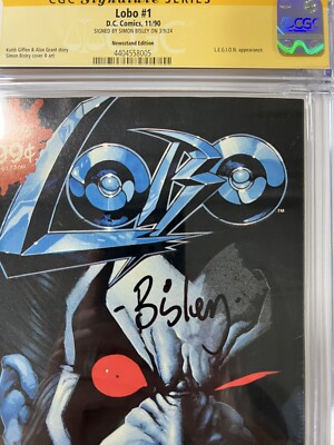 Lobo 1 1990 Cgc 9.6 SS Newsstand Signature Series Simon