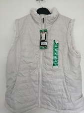 Nicole Miller Reversible Gilet Ivory Size Xl Bnwt