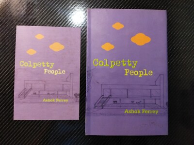 Colpetty People By Ashok Ferrey Book author signe With Book launch Invited Card
