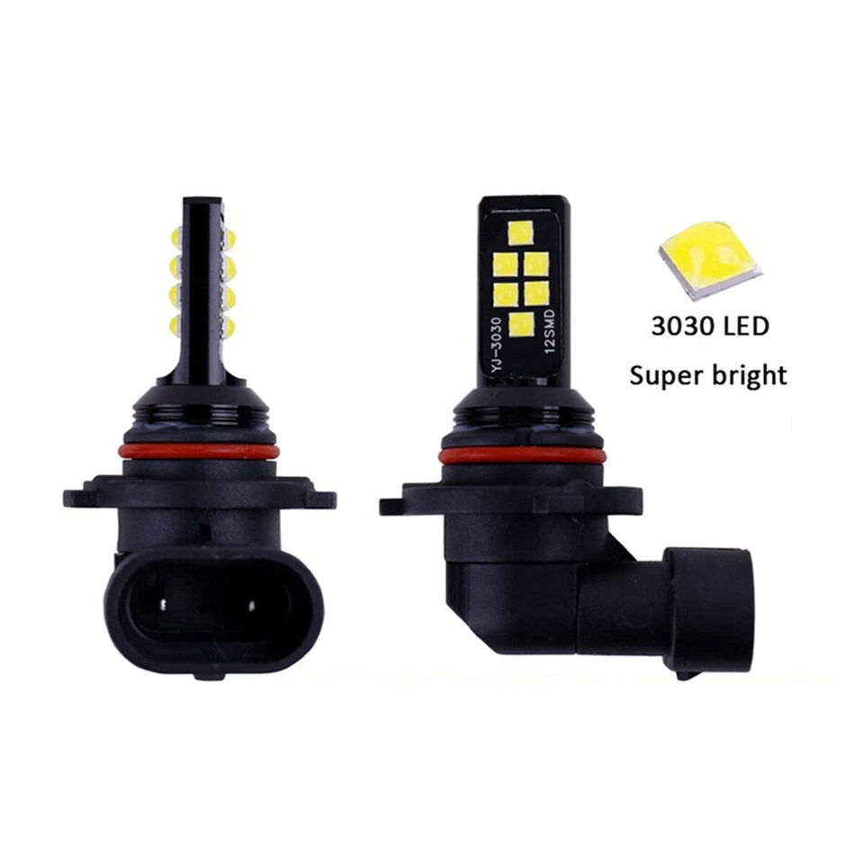 SOCAL-LED 2x 9005 Bombilla Diurna Alto Brillo Actualizada 3030 SMD Lámpara Colorida Foto 2 de 4