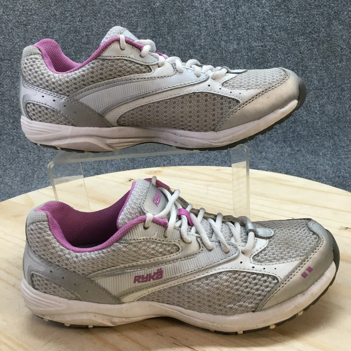 Zapatillas Ryka Sky Para Caminar Mujer - Gris Aguamarina, Talla 36 EU - Soporte Esquelético, Suela De Goma