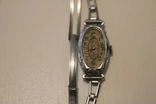 Antique C&E Marshall Co Swiss Mechanical Watch 2 ADJ 6 JEWELS CHRO-MAR Guarantee