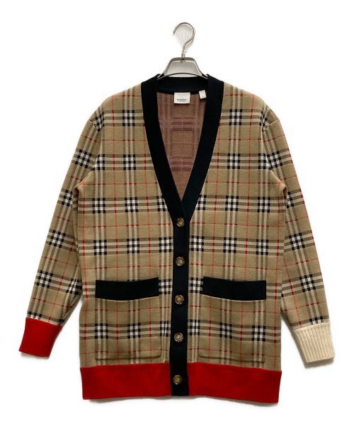 Nova Plaid Rib Collar Cardigan