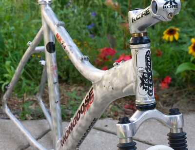 Vintage Mongoose Frameset Pro NX 7.5 Mountain Bike 1990s Hardtail
