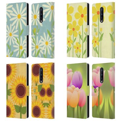 HEAD CASE DESIGNS ROMANTIC FLOWERS LEATHER BOOK WALLET CASE FOR ONEPLUS PHONES