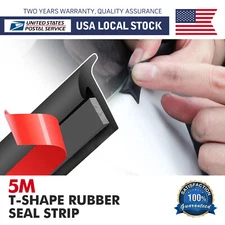 16.5Ft For Honda T Shape Rubber Car Seal Weather Strip Door Edge Moulding Trim