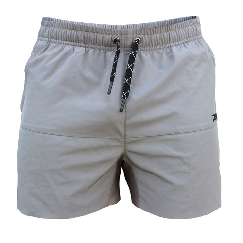 Push Apparel Mens Above Knee Pro Flex 15inch Gym Crossfit Shorts - Grey |  eBay