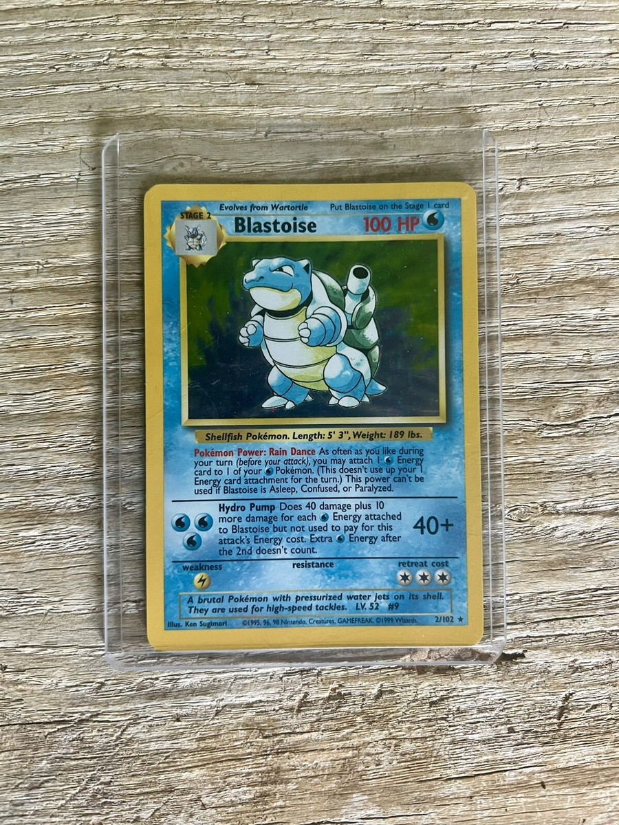 blastoise pokemon card value 2 102 EX Description coming soon... Blastoise 2/102 Base Set 1999