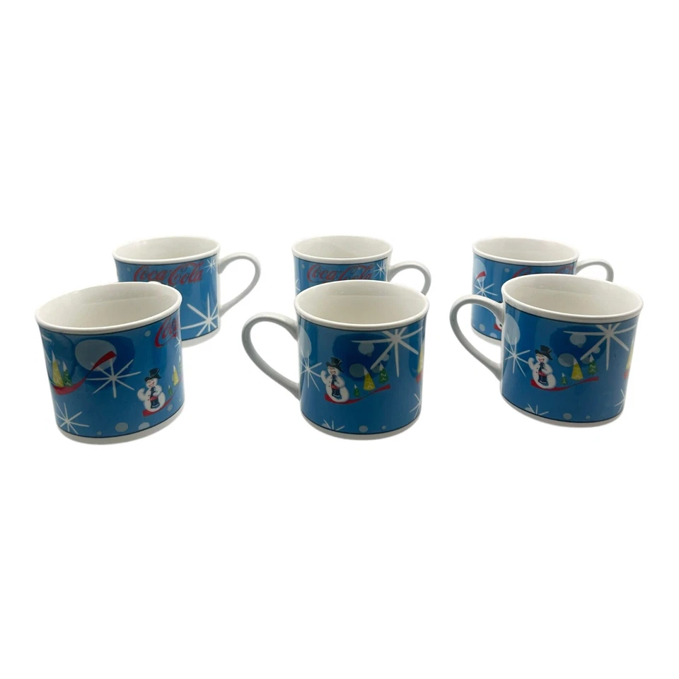 Vajilla de colección Coca Cola riendo muñeco de nieve 41 piezas Foto 2 de 4